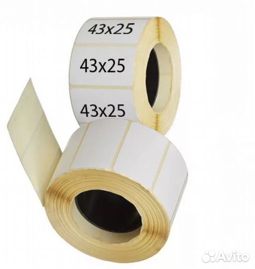 Термоэтикетки 43 25