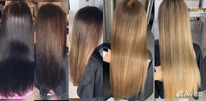 Кератиновое и перманентное выпрямление,Флисинг,Эко