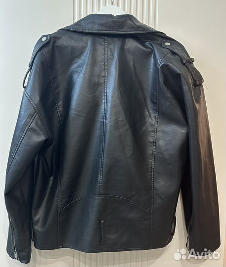 Кожаная куртка косуха женская