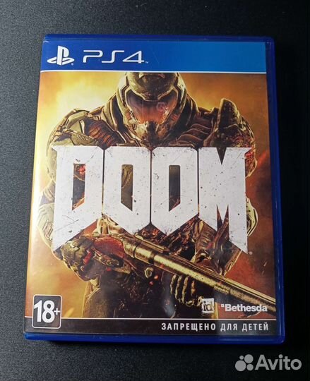 Игра для приставки ps 4 doom