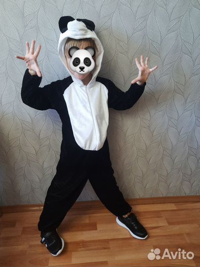 Костюм панды кигуруми