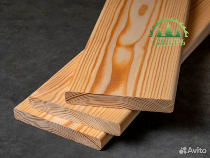 Планкен прямой 20х90х2000 лиственница