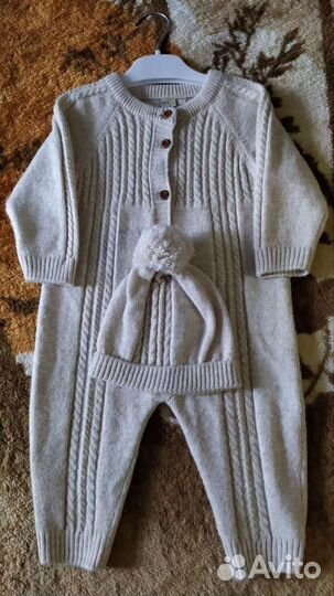 Комплект(комбез и шапка)