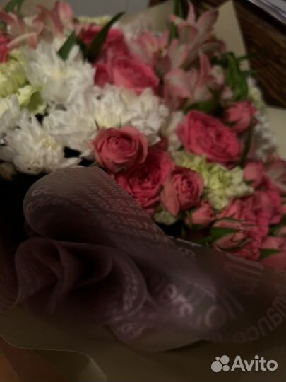 Живые цветы букеты