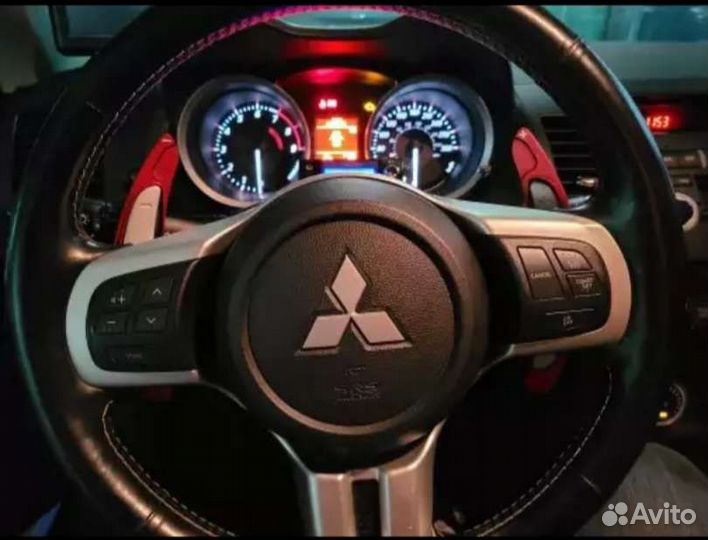 Накладки лепесков руля Митсубиши