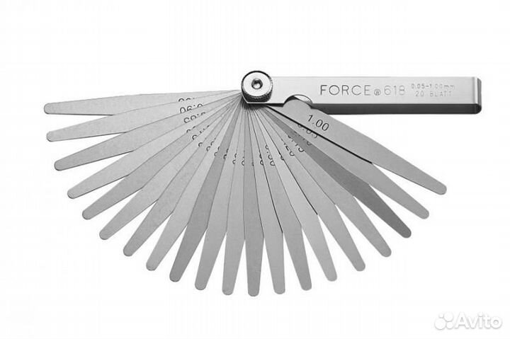 Набор щупов 26пр. 0.04-0.63мм 61802