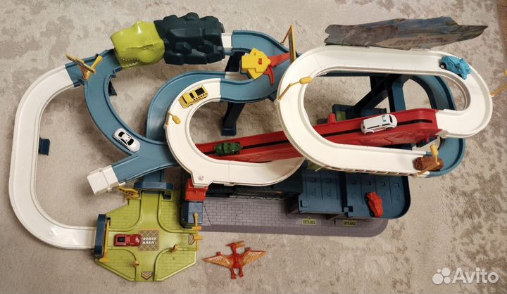 Автотрек с машинками парковка My favorite toys