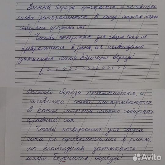 Репетитор по русскому языку/Исправление почерка