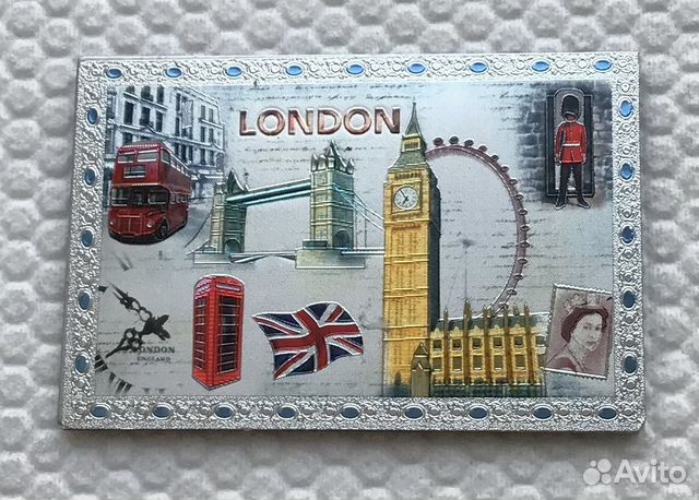 Магнит сувенир Лондон Англия Великобритания