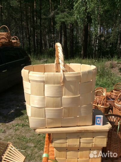 Корзина плетёная