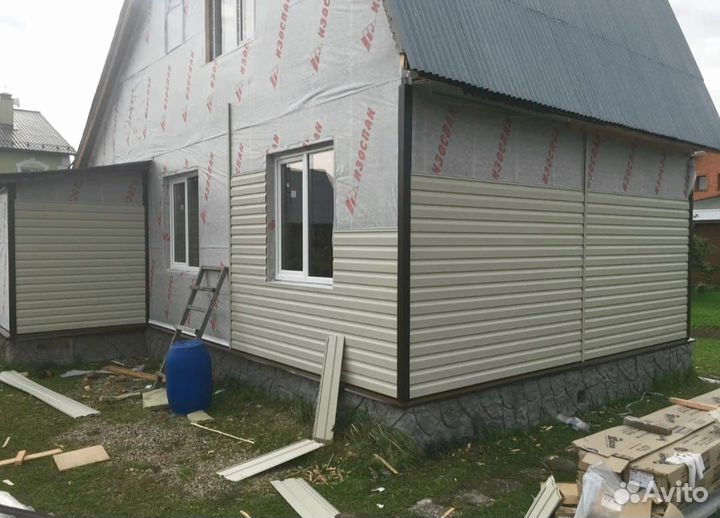 Фасад дома из сайдинга