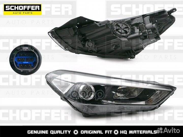 Фара правая галоген Hyundai Tucson 3 (2015-2019)