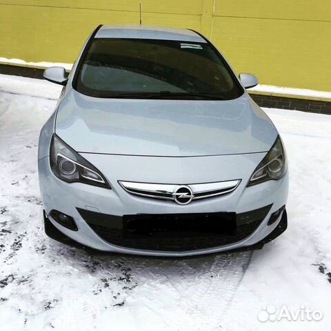 Губа Сплиттер Opel Astra j