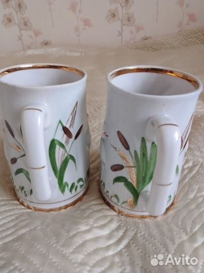 Набор бокалов СССР для пива,морса. Кружки СССР