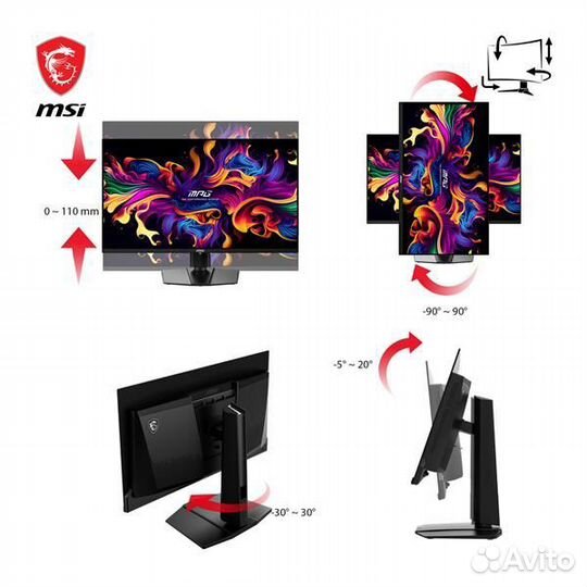 Монитор MSI MAG 271QPX oled 26.5