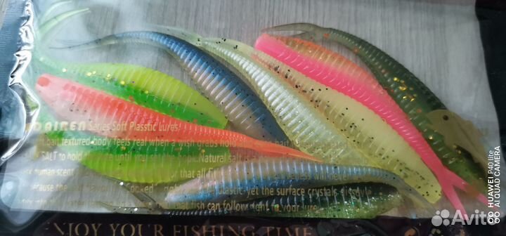 Силиконовые воблеры (приманки)набор из 10 штук MIX