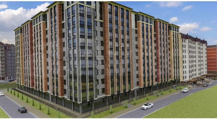 2-к. квартира, 81,4 м², 8/12 эт.