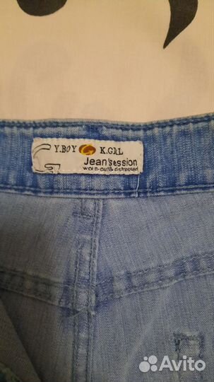 Женские джинсовые бриджи