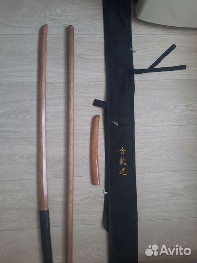 Комплект оружия айкидо (Боккен, Дзе, Танто)