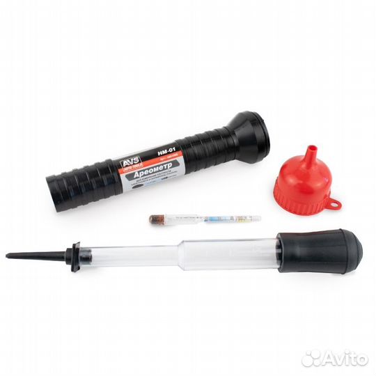 Ареометр универсальный электролит+тосол (в пласт