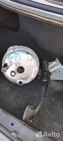 Вакуум с педалью на Mers 220