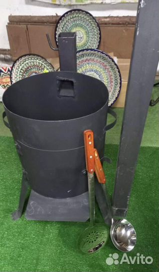 Пeчь для кaзана 6л с трyбой
