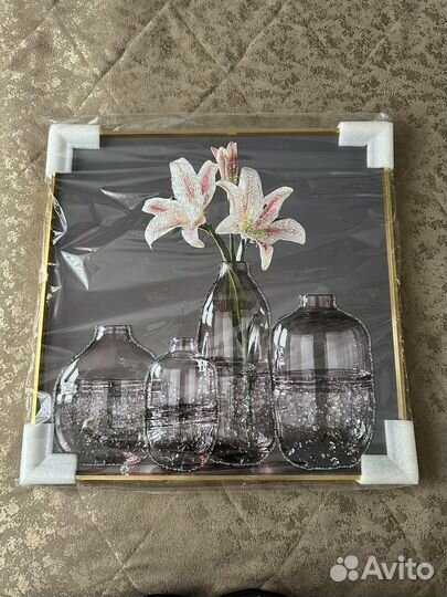 Картина с янтарем объемная