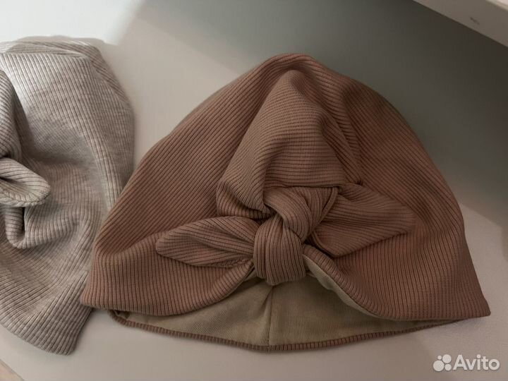 Шапка чалма для девочки