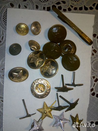 Фурнитура офицерского обмундирования СССР