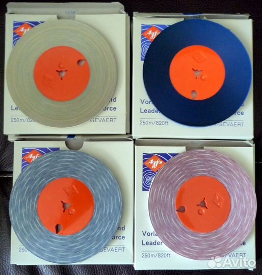 Ракордная лента (leader tape) Agfa Basf Scotch