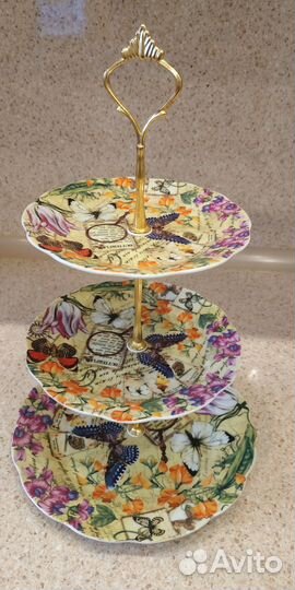 Ваза для фруктов (фруктовница 3 яруса)