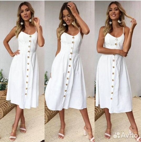 Белое платье