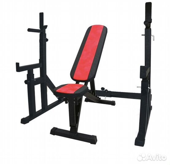 Силовая скамья и стойка для штанги
