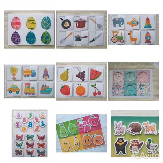 Развивашки на липучках Пособия для детей