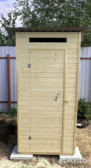 Туалет квадратный односкатный доставка