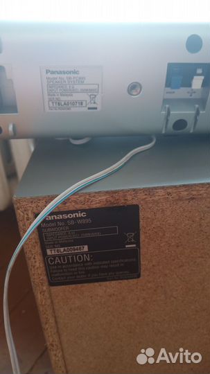 Сабвуфер и колонка Panasonic so b-w895.Обмен