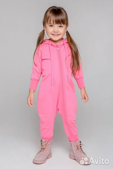 Комбинезон для девочки Crockid К 6420 клубни (68)