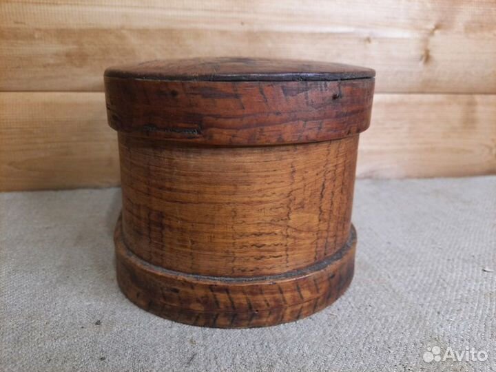 Мезенский лубяной короб Расписной 19 век