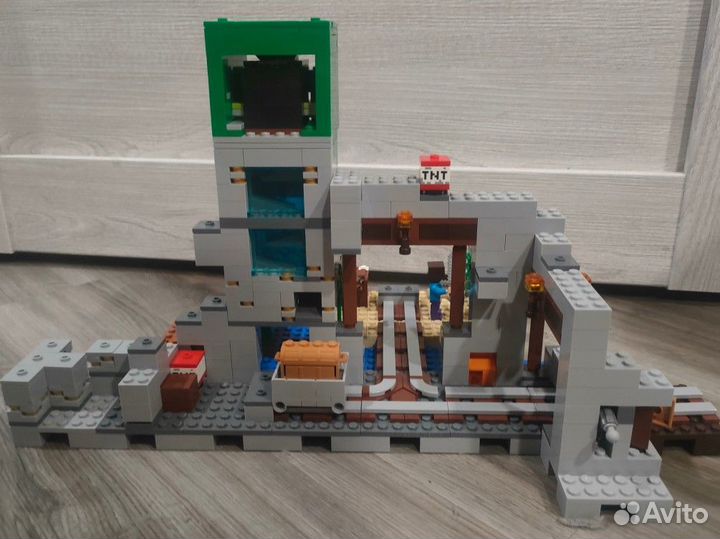 Lego minecraft шахта крипера