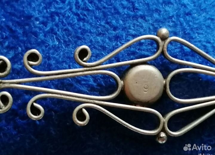 Брошь, кулон винтаж СССР, кулон розовый кварц