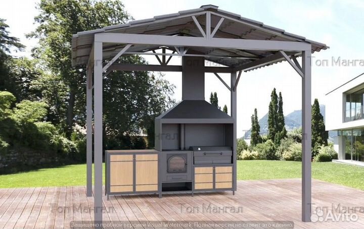 Мангал в беседку