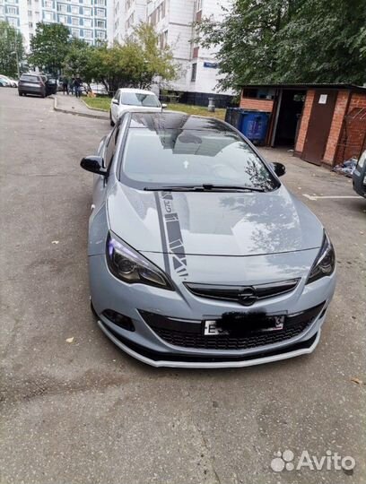 Сплиттер на бампер maxton design Opel Astra GTC