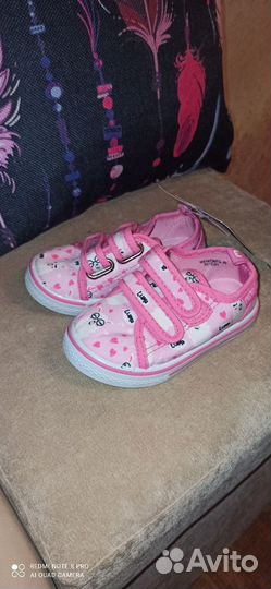 Кеды для девочки 22 размер
