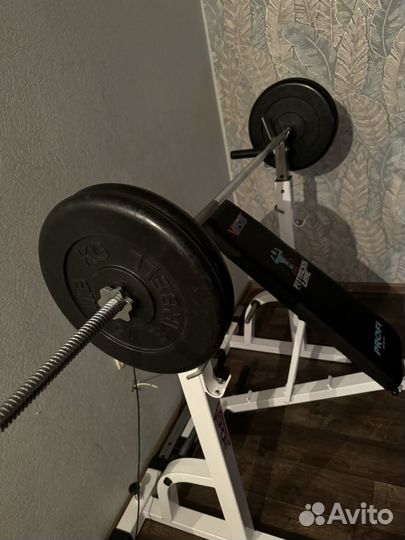 Скамья для жима,стойки,штанга
