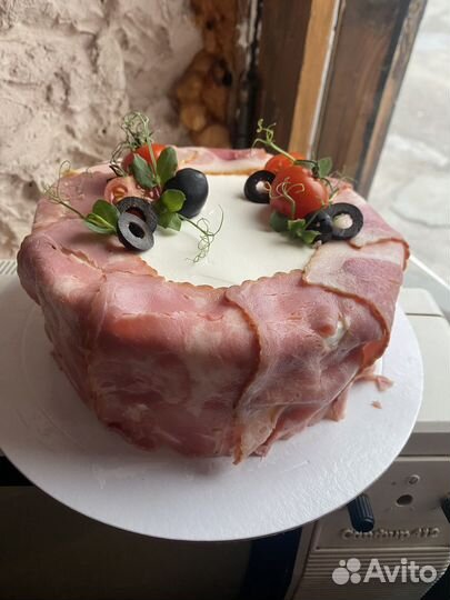 Мясной торт