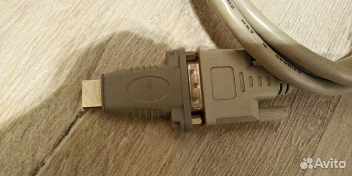 Кабель DVI-D с переходником hdmi