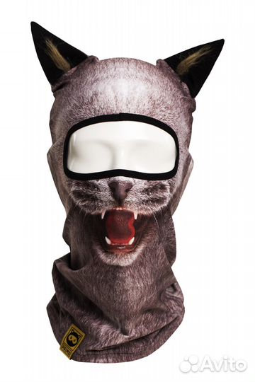 Балаклава с ушами Zero Grey cat (Серая кошка)
