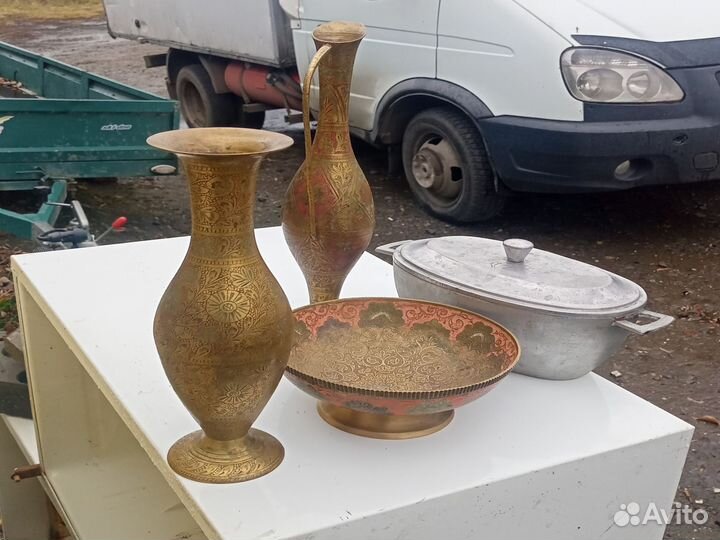 Сосуды латунные