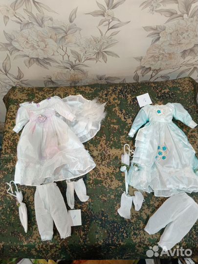 Платье для фарфоровой куклы