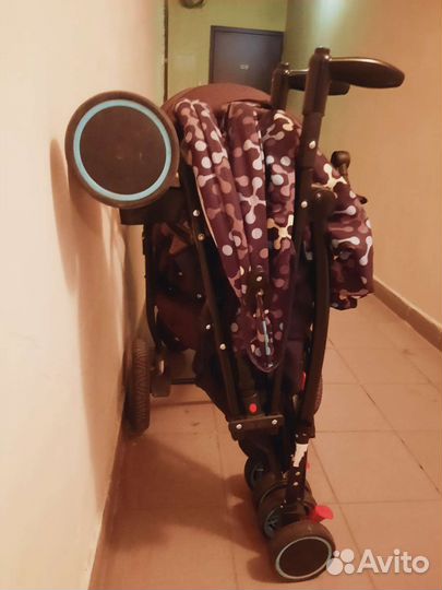 Прогулочная коляска трость rich family